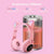 Pink Cat Ear Bluetooth Headphones with LED Lights - Wireless, Foldable