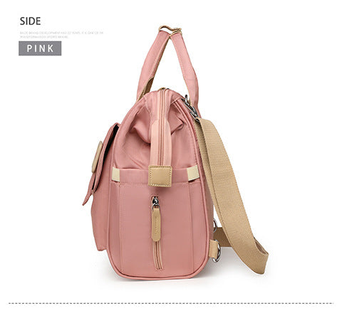 Blue Multifunctional Insulated Lunch Bag for Women - Waterproof, Lightweight, and Stylish for Picnics and Outings