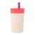 2 Pcs Beige 12oz Insulated Tumbler with Straw - 304 Stainless Steel, BPA-Free, Leak-Proof Coffee Mug for Hot and Cold Drinks