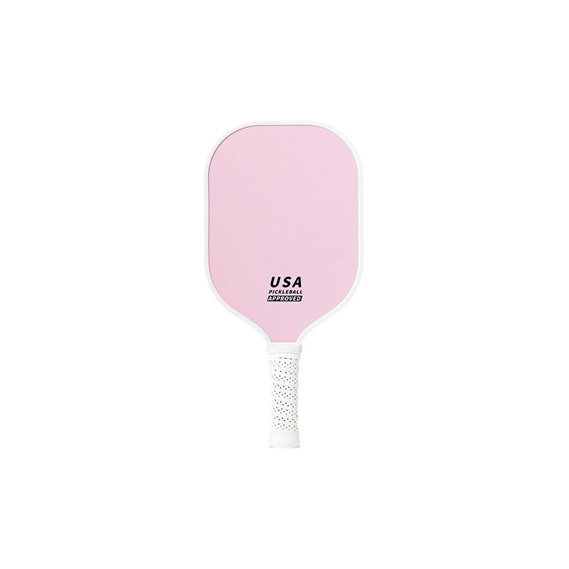 Pink Fiberglass Pickleball Paddle - Lightweight 215g with Anti-Slip TPU Grip for Outdoor Sports