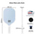 Purple Fiberglass Pickleball Paddle - Lightweight 215g with Anti-Slip TPU Grip for Outdoor Sports