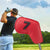 Red Golf Iron Head Covers Set of 10 - Waterproof PU Leather Club Protectors with Embroidered Numbers (3-9, P, A, S)