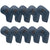 Dark Blue Golf Iron Head Covers Set of 10 - Waterproof PU Leather Club Protectors with Embroidered Numbers (3-9, P, A, S)