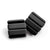 Black Adjustable Silicone Wrist & Ankle Weights - 2lb Pair (900g) | Comfortable Fitness Resistance Bands for Workout, Running, Training
