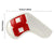 Colorful Words On White Background PU Leather Golf Iron Headcovers Set (10pcs) - Numbered Protective Club Covers (4-9, P, A, S, L) Universal Fit