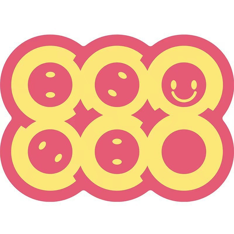 Style 2 Pink And Yellow Absorbent Diatomaceous Earth Pet Feeding Mat - Non-Slip &amp; Quick Dry Placemat (50x80cm)