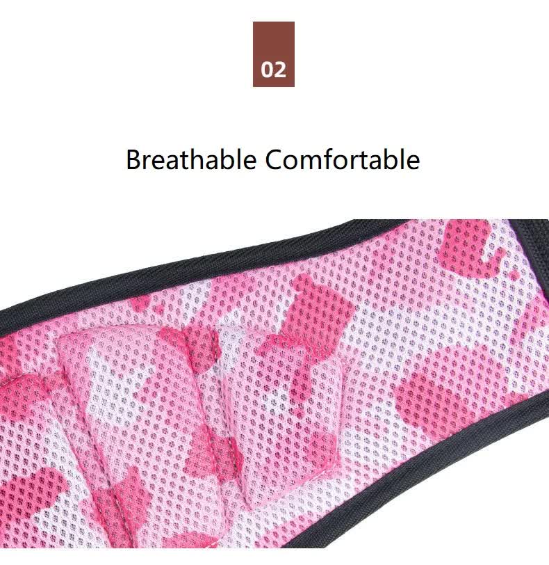 Size S Pink Camouflage Camo Weightlifting Belt - EVA Nylon Gym Belt for Squats, Deadlifts & Lumbar Support