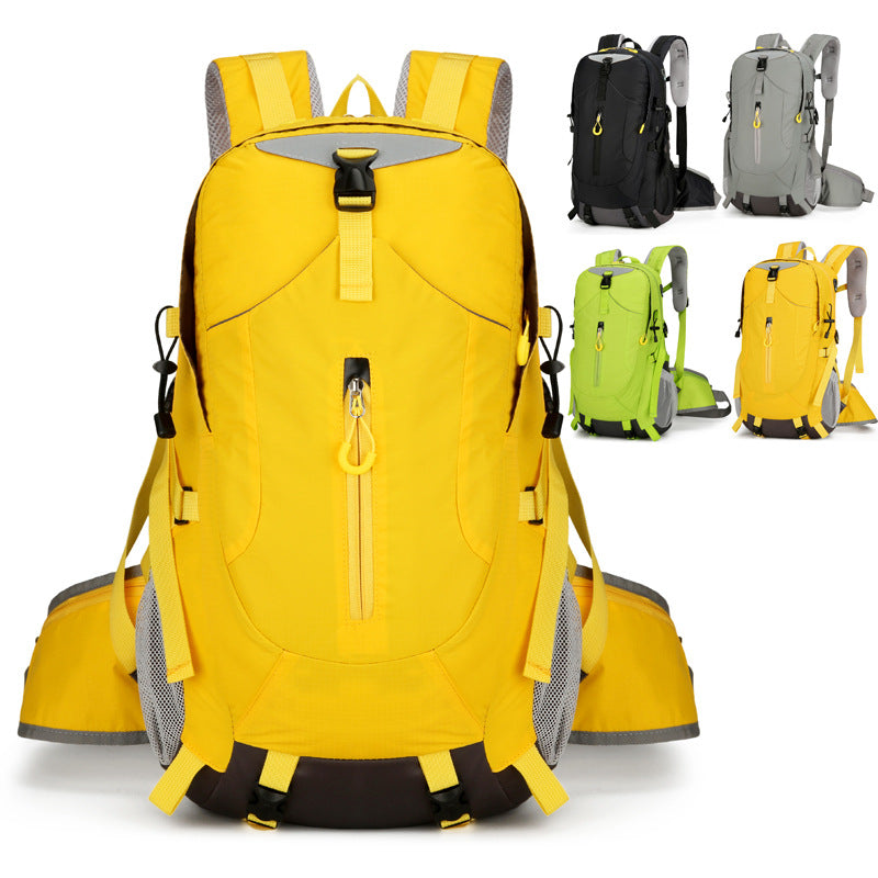 Grey Lightweight 30L Hiking Backpack - Water-Resistant Outdoor Daypack for Trekking & Travel