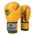 Yellow And Silver Durable 8oz PU Leather Boxing Gloves - Padded & Ventilated for Training
