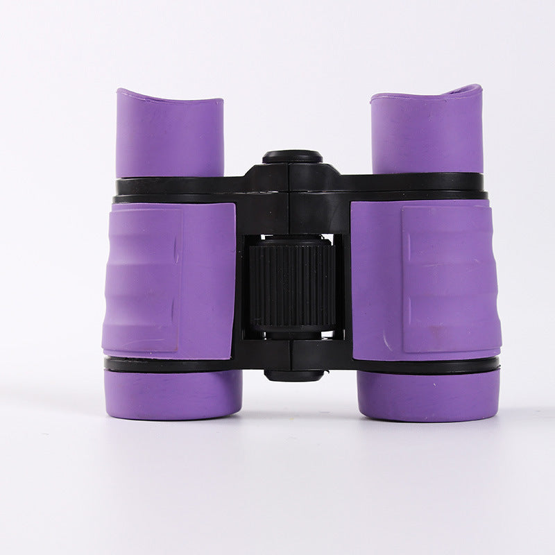 Purple 2-Pack 4x30 Kids Binoculars Set - Lightweight &amp; Durable for Young Explorers