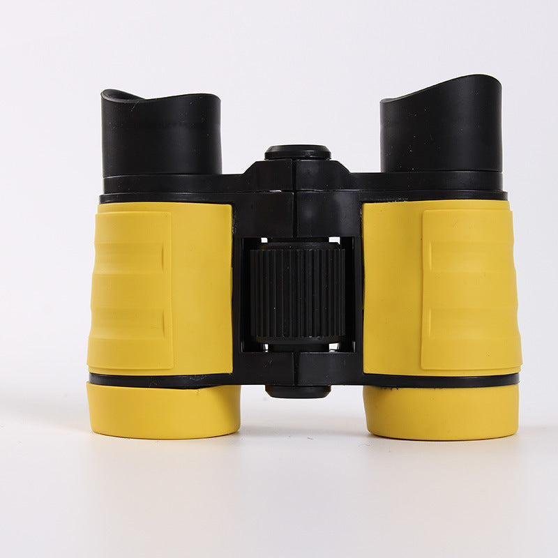 Yellow 2-Pack 4x30 Kids Binoculars Set - Lightweight &amp; Durable for Young Explorers