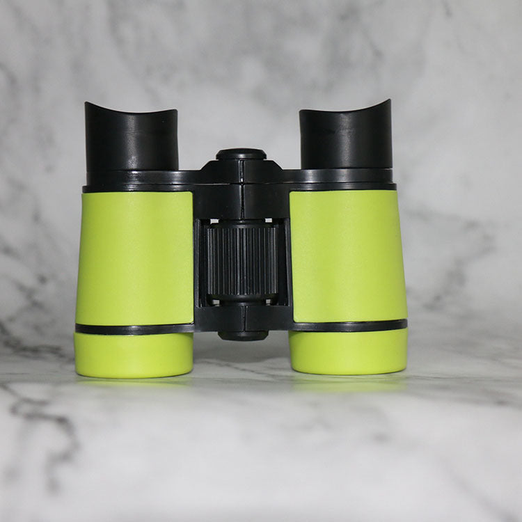 Chartreuse 2-Pack 4x30 Kids Binoculars Set - Lightweight & Durable for Young Explorers