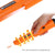 Orange High-Sensitivity Metal Detector Pinpointer - GP Pointer with Vibration and Audio Alert for Treasure Hunting