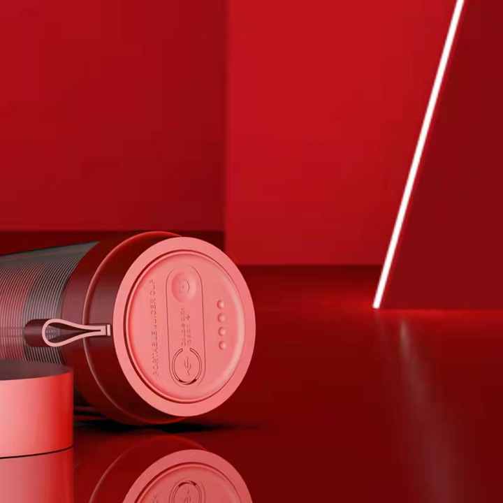 Yelllow Portable Electric Juice Cup - Wireless Mini USB Rechargeable Juicer for Home and Travel