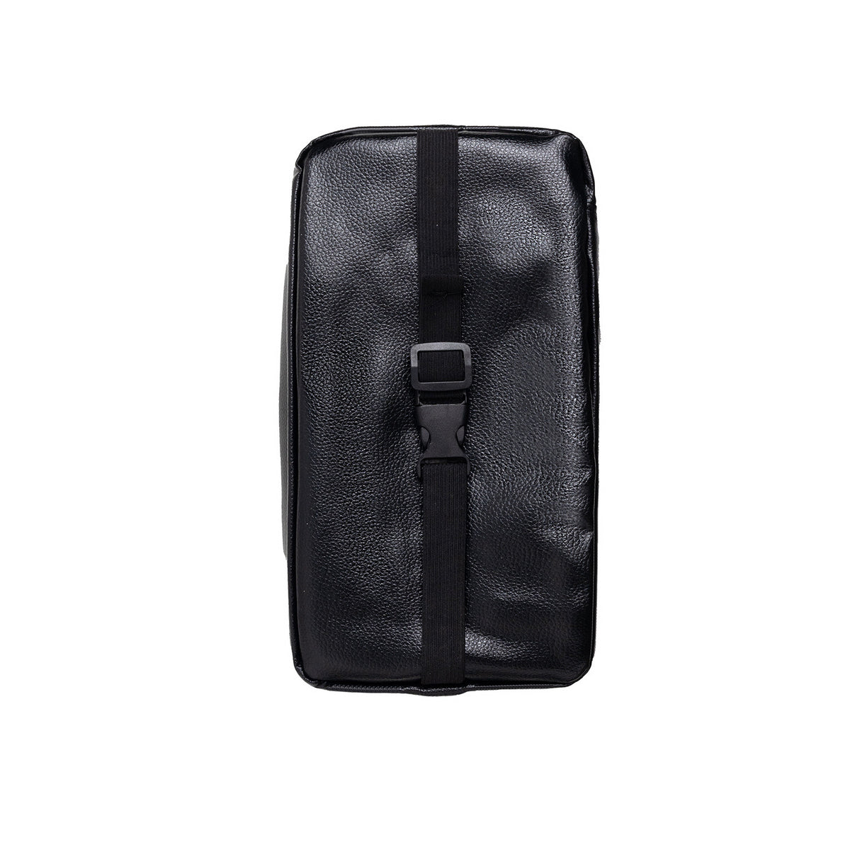 White 2-Pack Car Tissue Box Holder Set - Universal Sun Visor & Seat Back PU Leather Organizer