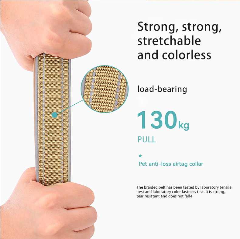 S Pink Secure Nylon Dog Collar with Built-in Apple AirTag (not included) Holder Case - Pet Tracker Accessory