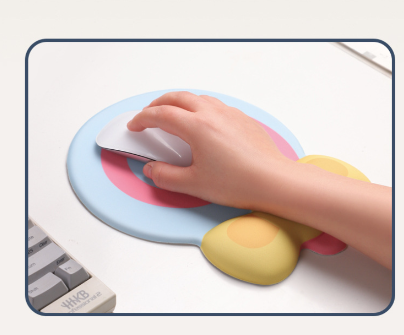 Green Lollipop Ergonomic Keyboard Wrist Rest & Mouse Pad Set - 2-Piece Comfort Combo