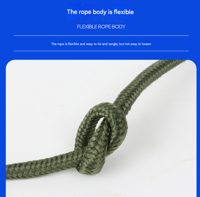 Orange Polyester (for home use) Without Wire Core Heavy Duty Adjustable Clothesline Set (2 Pack) - 15m Steel Wire Core Nylon Rope with Hooks for Outdoor & Camping