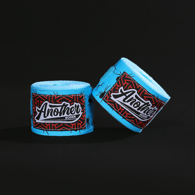 Blue Spider Pro Grade 5m Boxing Hand Wraps - Printed Elastic Bandages for Training &amp; Combat Sports (1Pair)