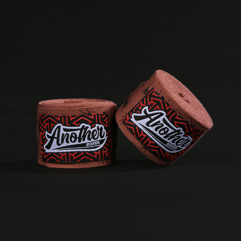 Brown Spider Pro Grade 5m Boxing Hand Wraps - Printed Elastic Bandages for Training &amp; Combat Sports (1 Pair)