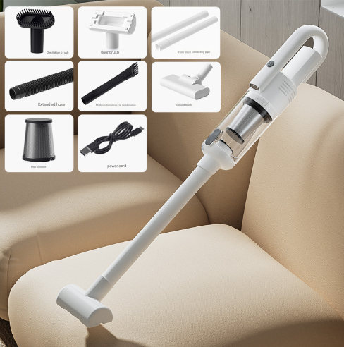 Long Version Versatile Cordless Stick &amp; Handheld Vacuum Cleaner - High Suction for Pet Hair, Multi-Surface Use, USB Rechargeable
