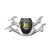 Silver Solar Powered Drone Car Air Freshener - Rotating Propeller Vehicle Scent Diffuser Ornament