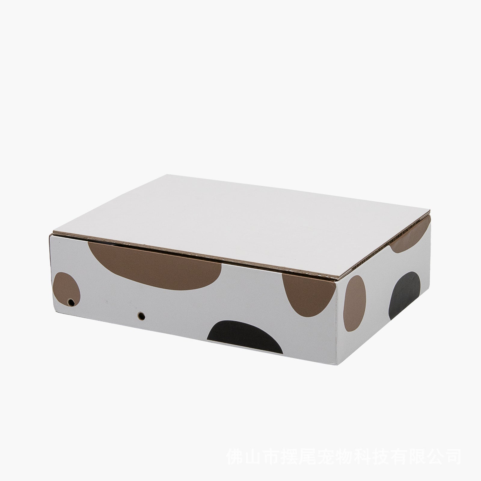 Triple Pattern Cat Scratching Post and Lounge - 350x250x600mm Corrugated Cardboard