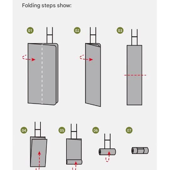Waterproof Foldable Picnic Blanket with Handle - 2x2m Thin white strip