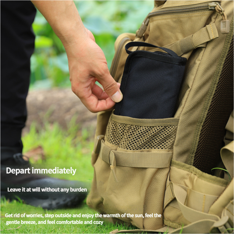 Outdoor Ultralight Folding Camping Chair - Black