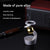 Desktop Levitating Gyro,Magnetic Floating Desk Toy for Stress Relief, Elegant Design-black