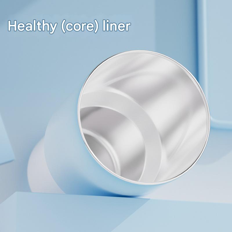 304 Stainless Steel Insulated Tumbler,Large Capacity with Handle and Cute Cloud Accessory(Purple)