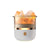Crystal Humidifier with LED Light - Aromatherapy Diffuser for Home Relaxation(white)