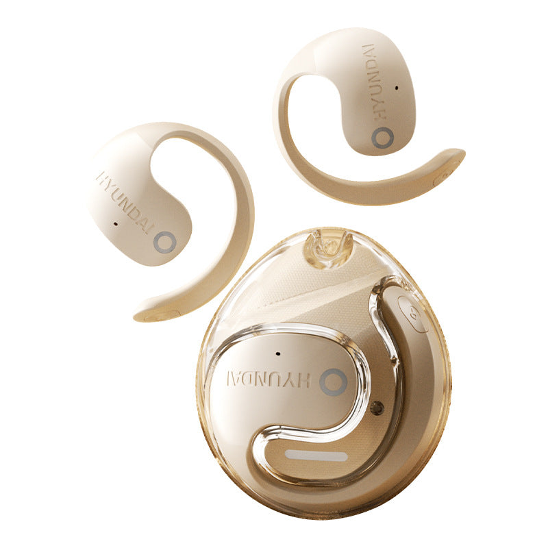 Bone Conduction Wireless Earbuds - Hi-Fi Sound with 360-Degree Design and Fitness Tracking(complexion)