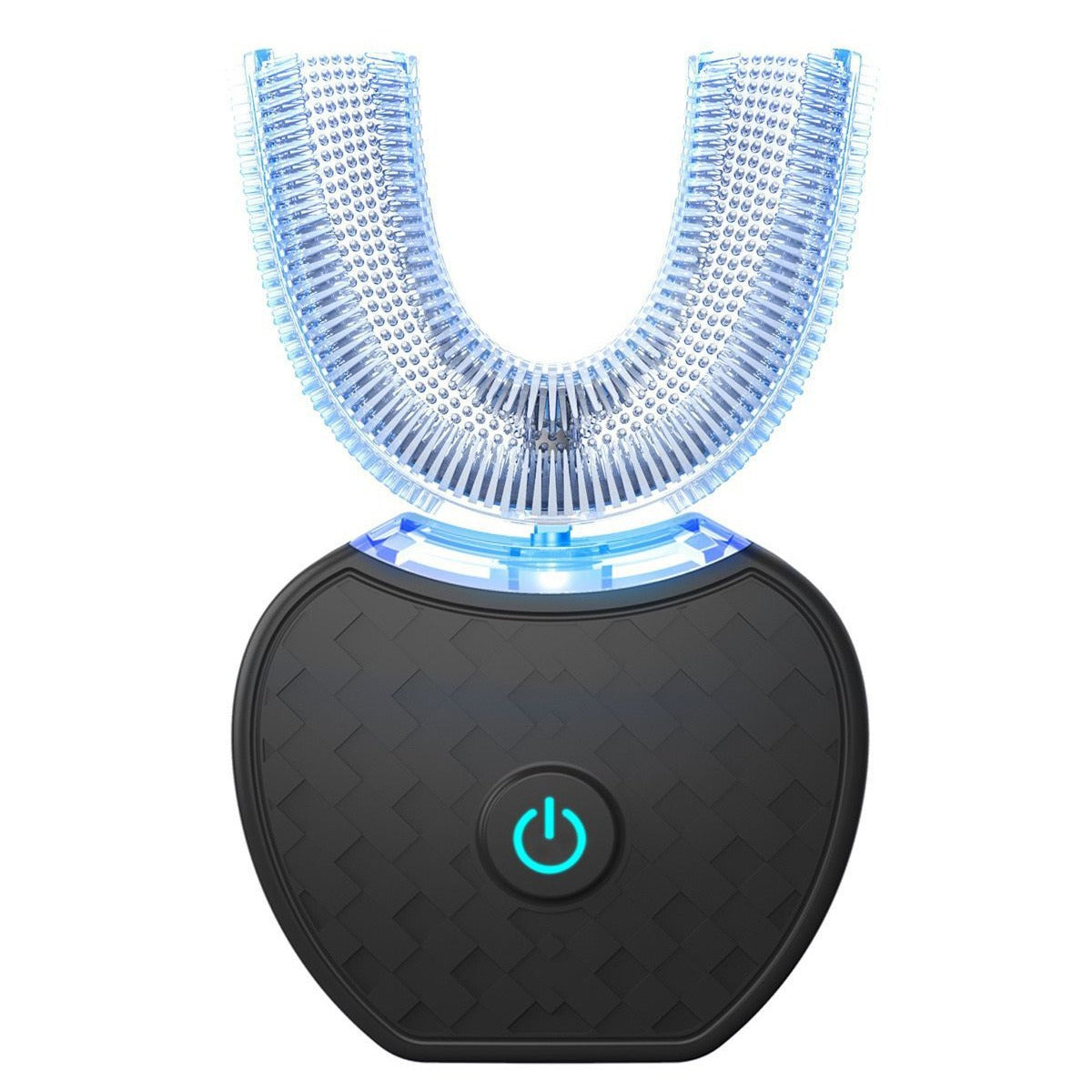 U-Shaped Automatic Ultrasonic Electric Toothbrush - 360 Deep Cleaning &amp; Whitening, Rechargeable(black)