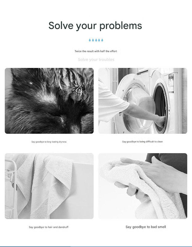 Adorable Pet Paw Grooming & Drying Mitt - Super Absorbent Fleece Material(pink)