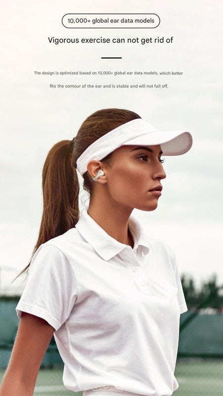 Stylish TWS Wireless Earbuds with Real-Time AI Translation - Immersive Sound & Touch Control(Skin color)