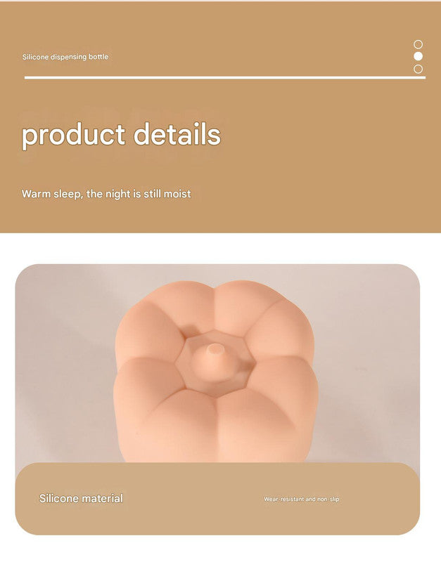 Beige suit Silicone Travel Bottles Set (4 Pack, 60ml) - Leakproof Refillable & Squeezable