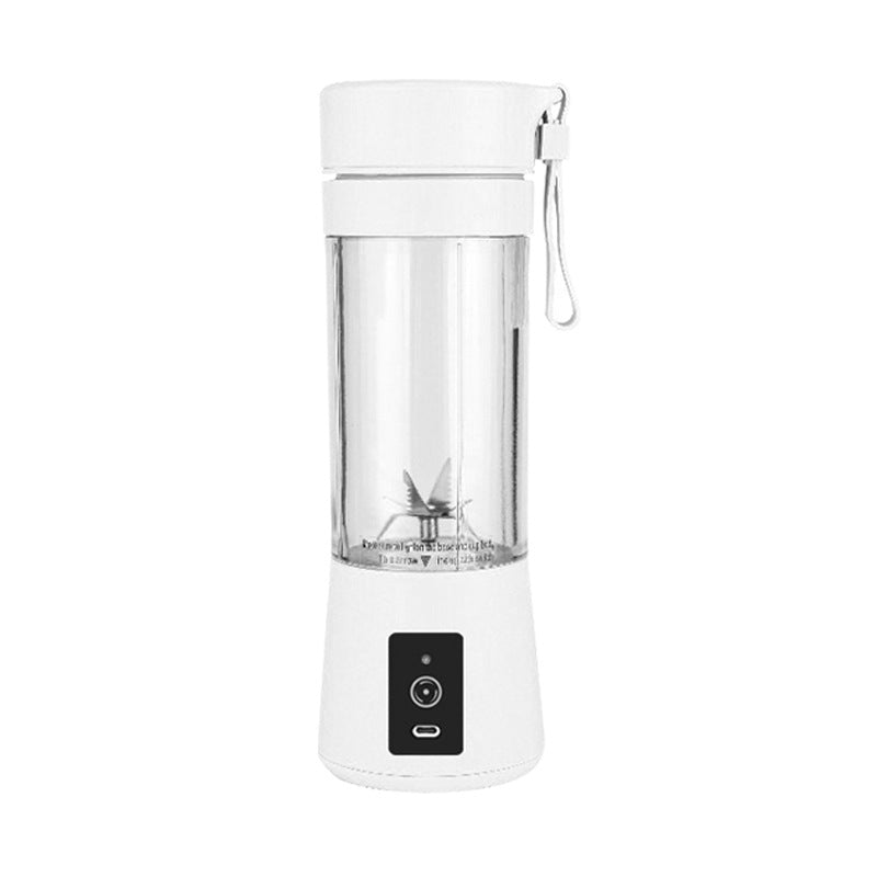 White Portable Blender USB Rechargeable - Personal Size Smoothie Maker On The Go