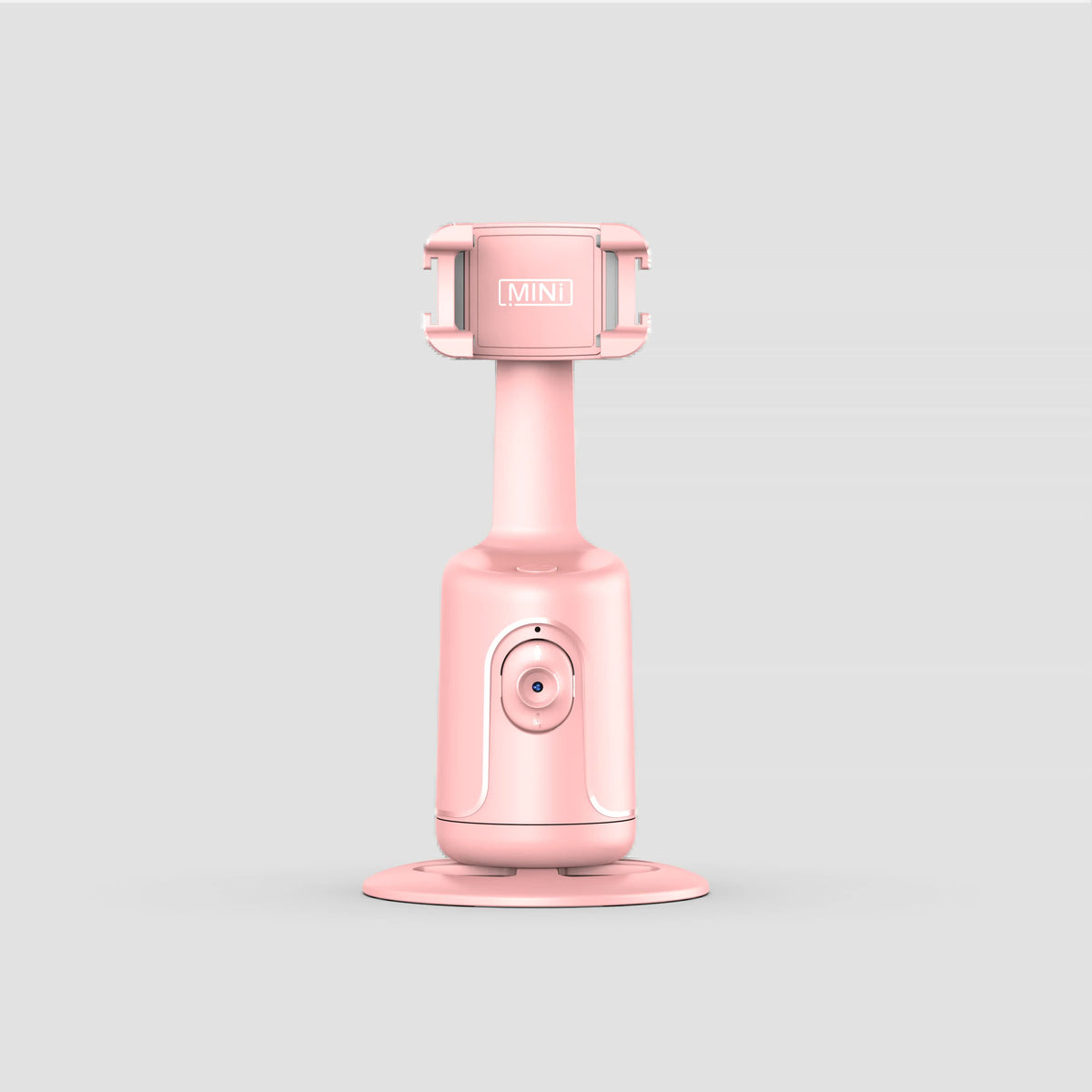 Pink AI Smart Auto Tracking Phone Holder - 360° Rotation Face &amp; Body Tracking Mount