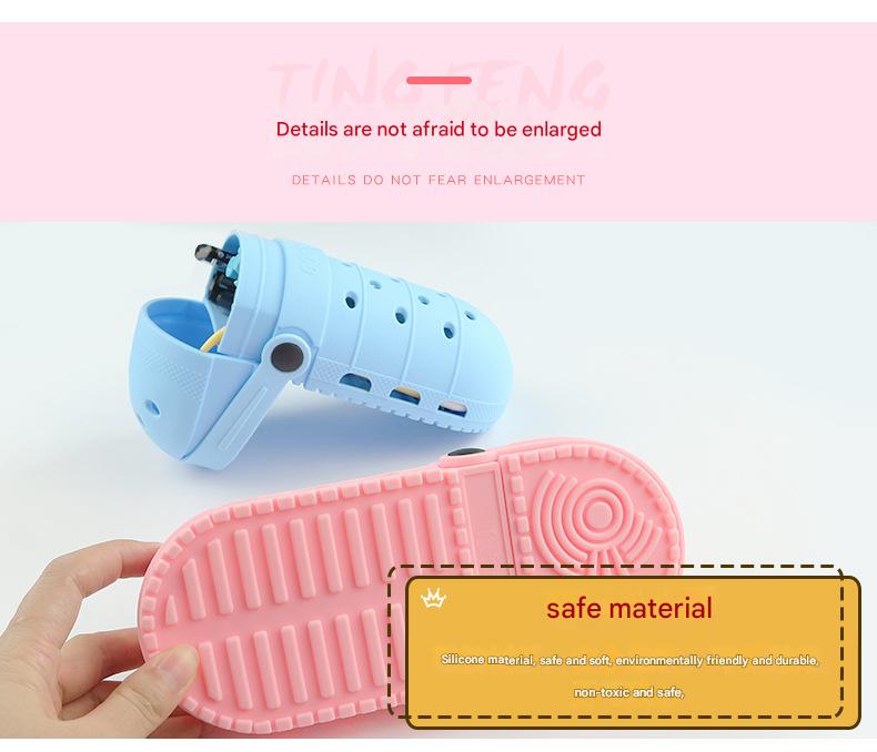 2 - pcs Pink Cute Clog-Shaped Pen Holder for Desk Organization
