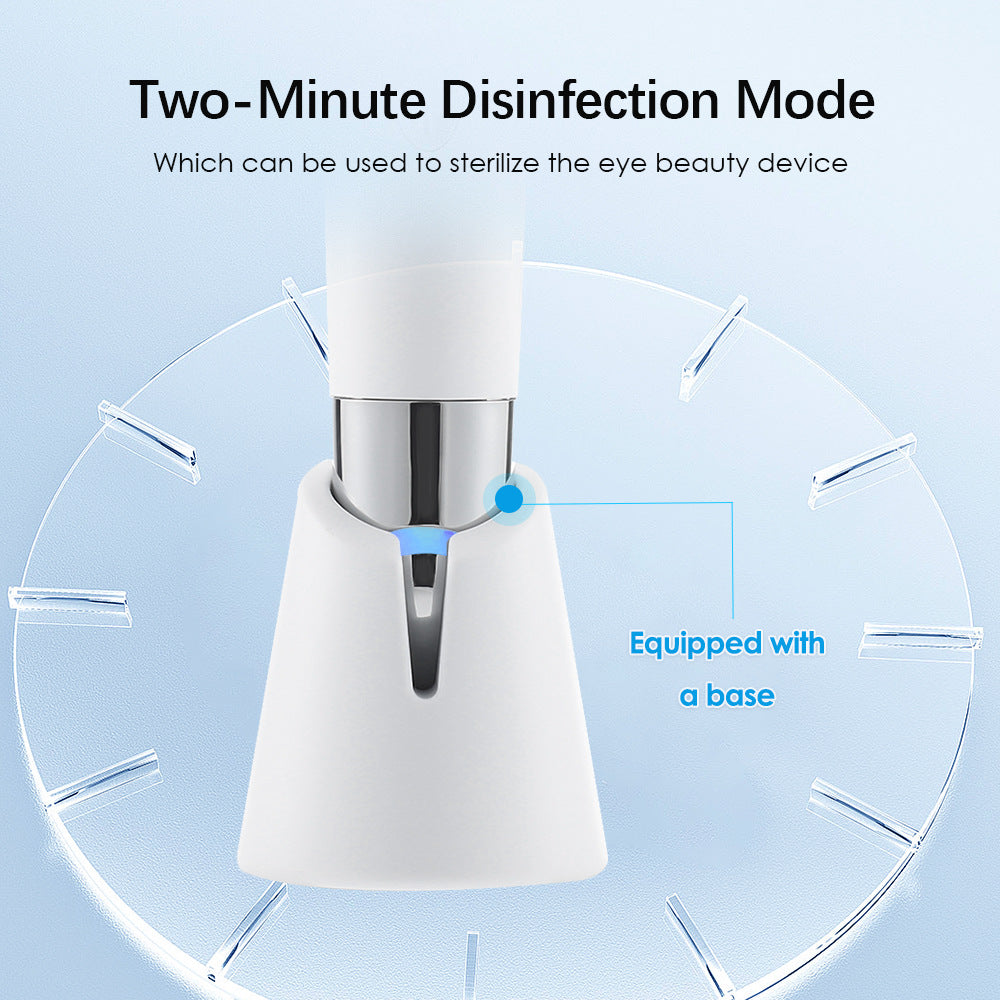 Rechargeable Eye Care Pen with Sterilizing Base - 3-Color Phototherapy Heat & Vibration