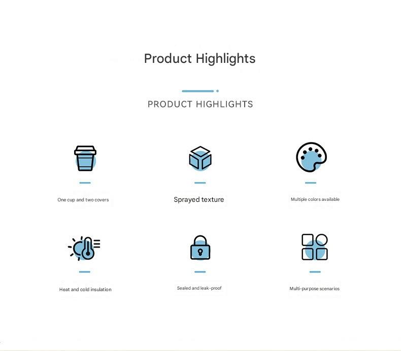 White Portable Travel Thermos Bottle - Leakproof Stainless Steel Flask with Carry Handle (25oz - 750ml)