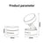 Black Foldable Vacuum Suction Phone Stand for Navigation and Calls