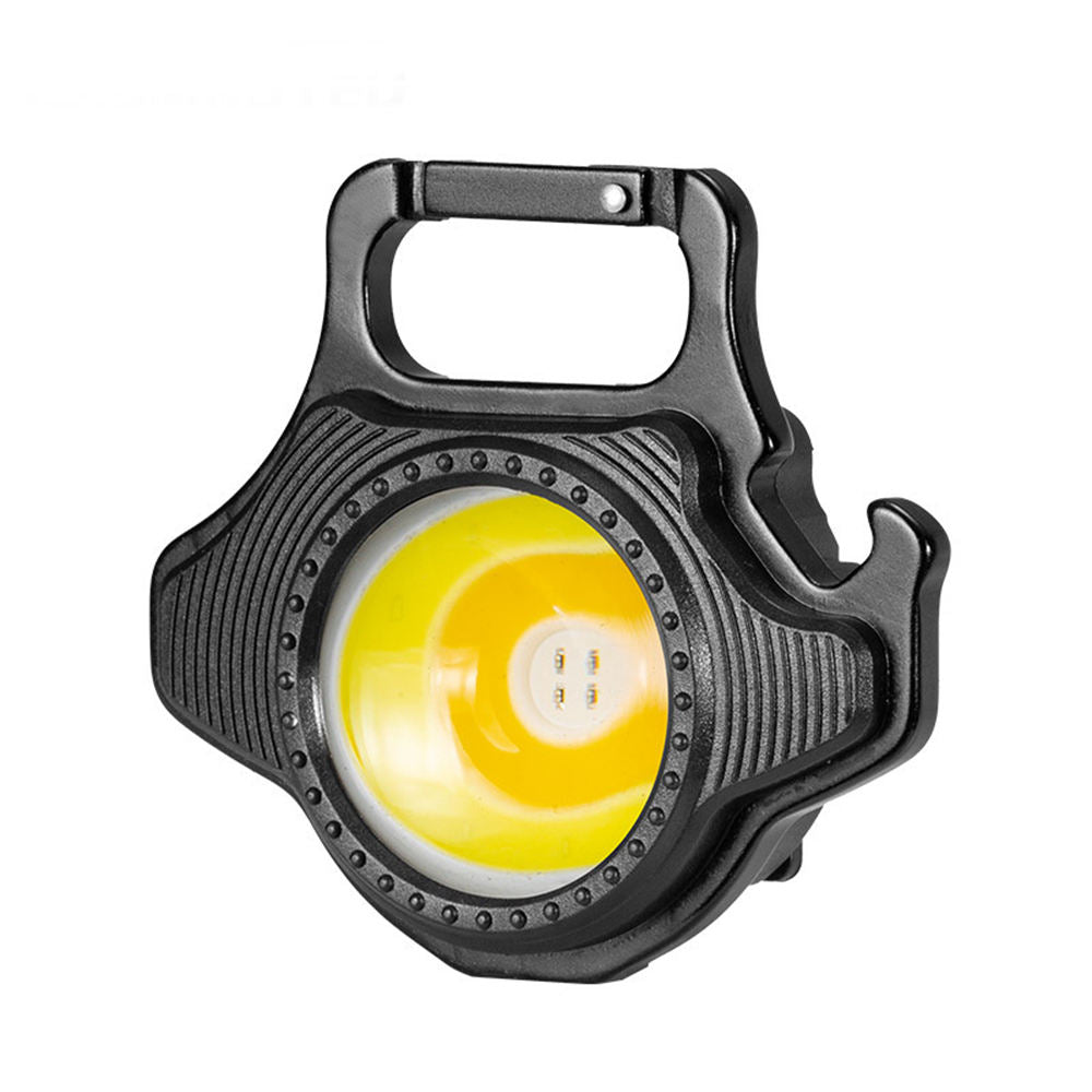 2 pcs Black Mini flashlight for outdoor and self-defense use