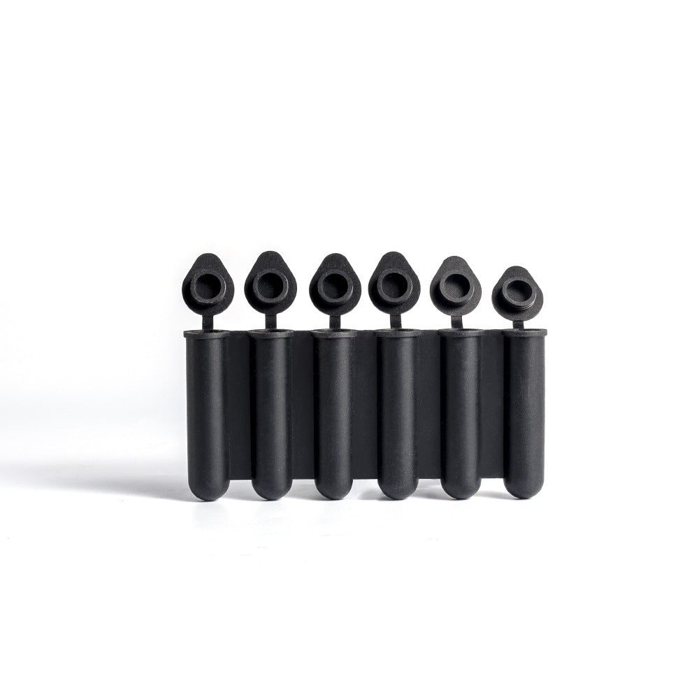 Black Bottle &amp; Can Friendly Ice Stick Molds - 6-Cup Design, Set of 10