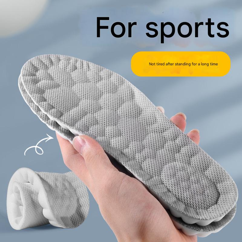 5 pcs 4D Cloud Technology Shoe Inserts - High Rebound, Super Soft, Breathable, Athletic Support (size : 35-36/235mm)