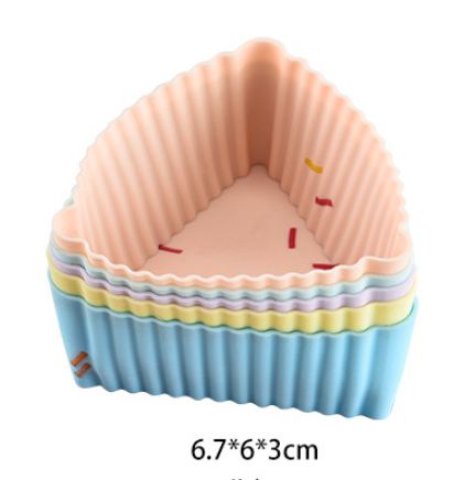 Style 10 Silicone Mini Cake Molds (30 Pack) -  For Cupcakes, Desserts (6.7x6x3cm)