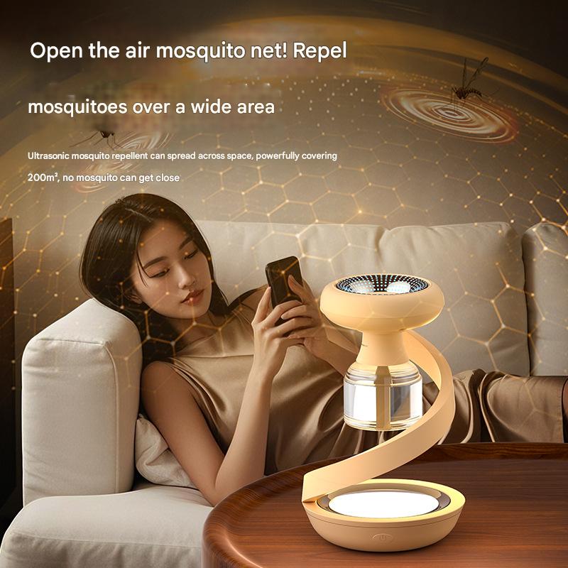 Green 2-in-1 Mosquito Repellent Lamp & Starry Sky Night Light Projector