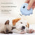 Pink Cute Dinosaur Electric Pet Nail Grinder - 3-Speed, Low Noise, USB-C for Dogs & Cats