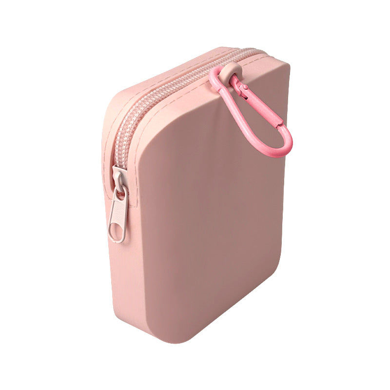 Pink Silicone Dog Treat Pouch (Set of 2) - Waterproof, Portable for Training &amp; Walks